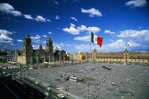 Zocalo, place of the Constitution
